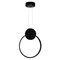 Cwi Lighting Pulley 12 in LED Black Mini Pendant 1297P12-1-101 - alternate 4